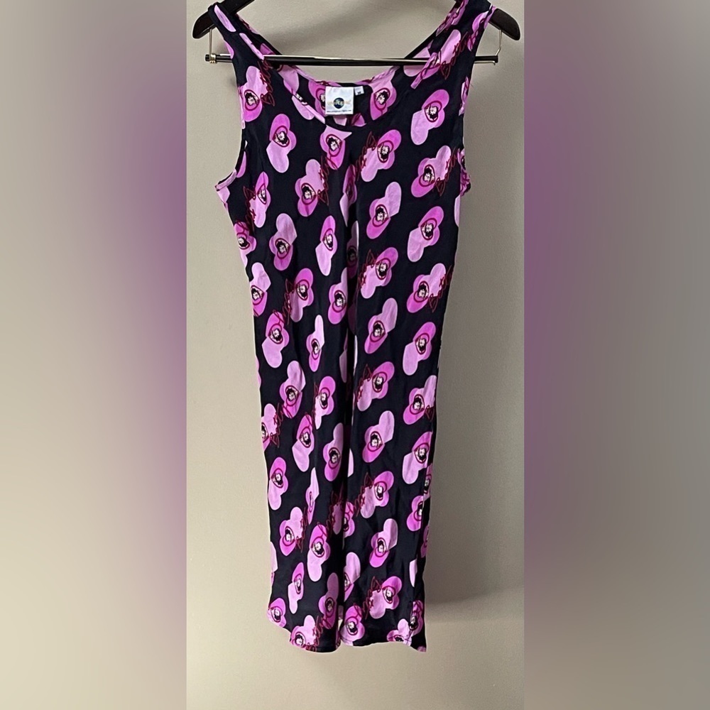 Universal Women VTG 90’s Betty Boop Printed Silk Slip Dress Nightgown Size Med